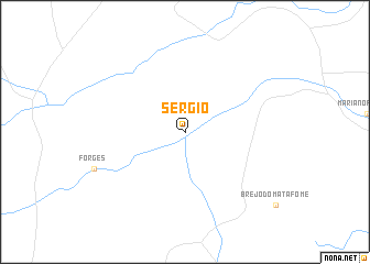 map of Sérgio