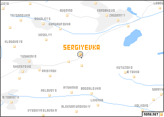 map of Sergiyevka