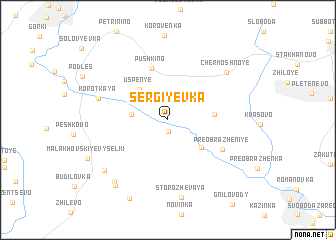 map of Sergiyevka