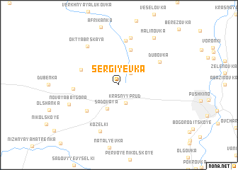 map of Sergiyevka