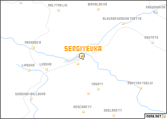 map of Sergiyevka
