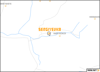 map of Sergiyevka