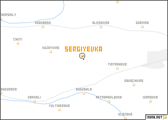 map of Sergiyevka