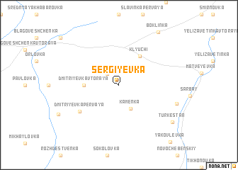 map of Sergiyevka