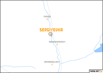 map of Sergiyevka