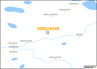 map of Sergiyevka