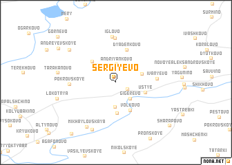 map of Sergiyevo