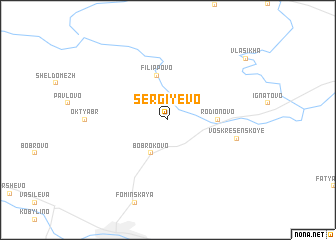 map of Sergiyevo