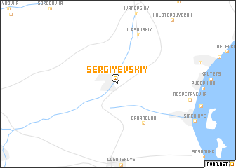 map of Sergiyevskiy