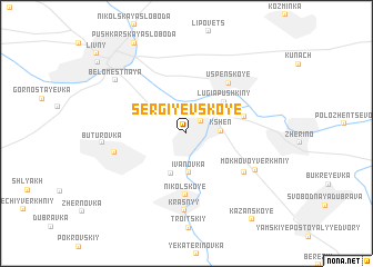 map of Sergiyevskoye