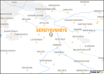 map of Sergiyevskoye