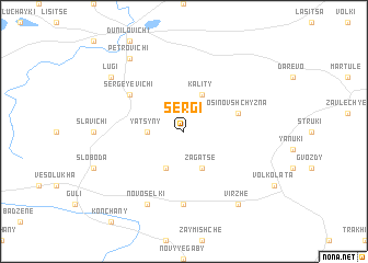 map of Sergi