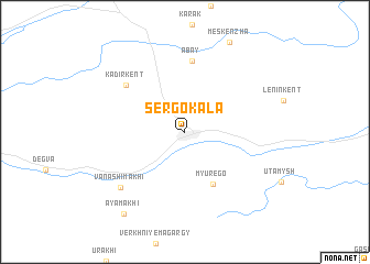 map of Sergokala
