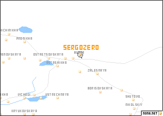 map of Sergozero