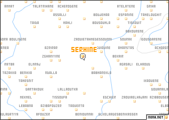 map of Serhine