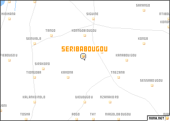 map of Séribabougou