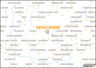 map of Seridyakaha