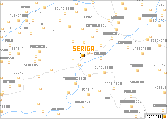 map of Seriga