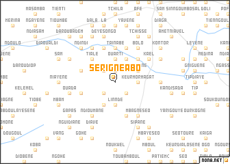 map of Serigne Abo