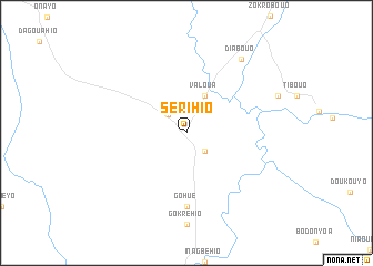 map of Sérihio