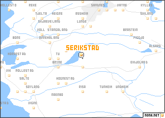 map of Serikstad