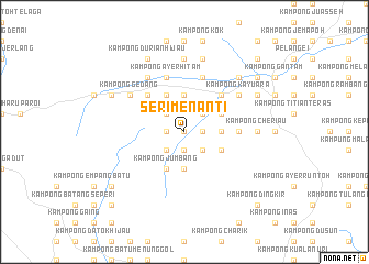 map of Seri Menanti