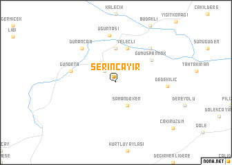 map of Serinçayır