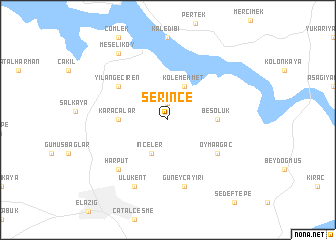 map of Serince