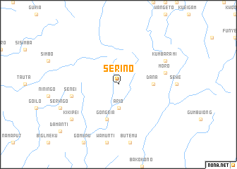 map of Serino