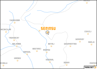 map of Serinsu