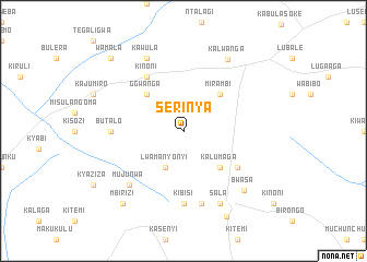 map of Serinya