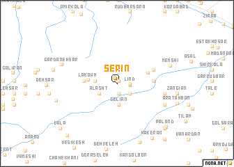 map of Serīn