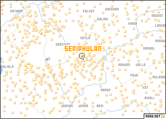 map of Seri Phūlān