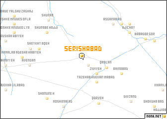 map of Serīshābād