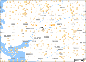 map of Seri Sher Shāh