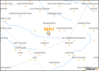 map of Serit