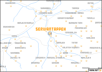 map of Serīvān Tappeh