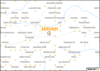 map of Serivèri