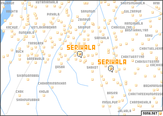 map of Serīwāla