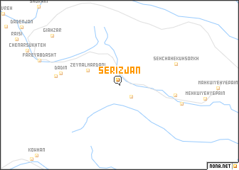 map of Serīzjān