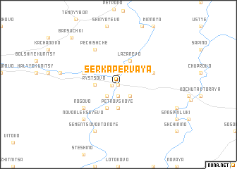 map of Serka Pervaya