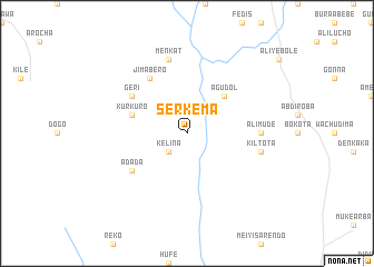 map of Serkema