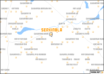 map of Sèrkin Bla