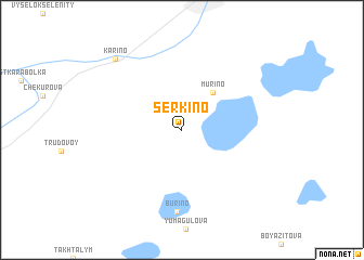 map of Serkino