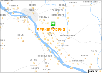map of Serkiré Zarma