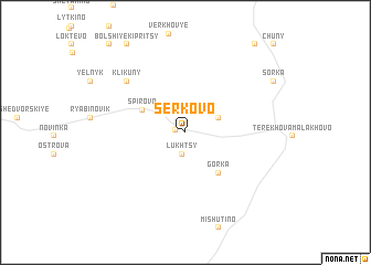 map of Serkovo