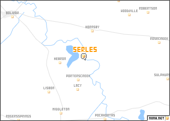 map of Serles