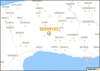 map of Sermayeci