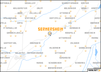 map of Sermersheim