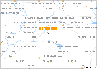 map of Sermesse